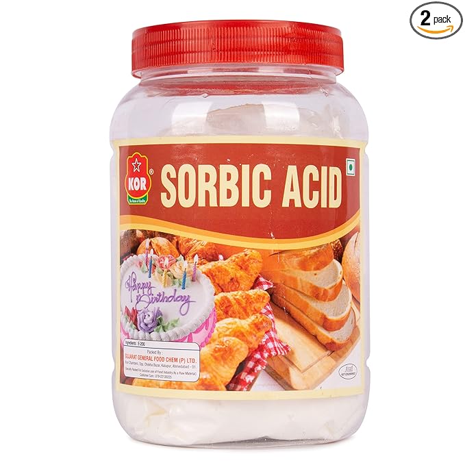 KOR Sorbic Acid - 800gm  Preservative for Food Products