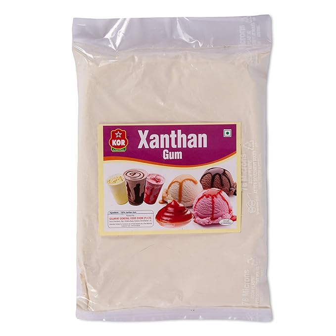 KOR Xanthan Gum Powder - 400g (Pack of 1) / for Thickening Binding Agent and Stabilizer, Food Grade, Soups, Gluten-Free Baking/Gluten Free