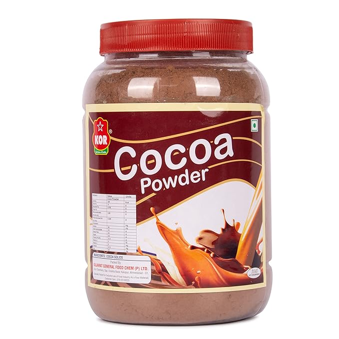 KOR Natural Cocoa Powder - 400 Grams (Pack Of 1) / Coco Powder Used in Biscuits, Ice Cream, Dairy Drinks and Cakes | Shakes, Smoothies, Frosting Making | Unsweetened Powder