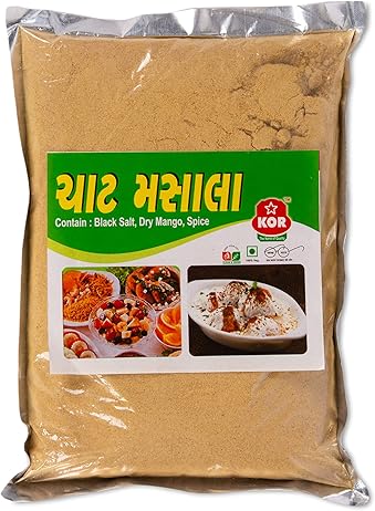 KOR Chat Masala Powder - 400GM / Chat Powder/Blend of Spices Sundried/Chunky & Chatpata Chat Masala/Exotic Blended Spices/No Artificial Flavour Added